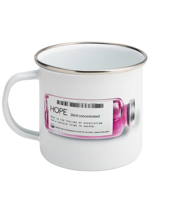 Hope Enamel Mug by Valerio Loi