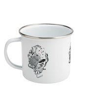 Load image into Gallery viewer, Alice In Wonderland Enamel Mug by Francesca Calabrò