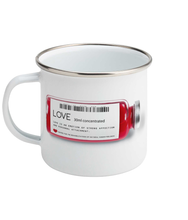 Load image into Gallery viewer, Love Enamel Mug by Valerio Loi