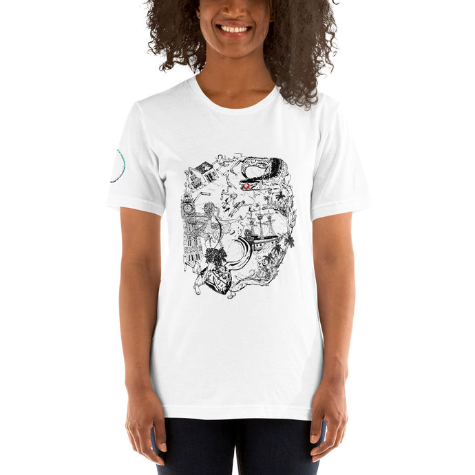 Peter Pan Short-Sleeve Unisex T-Shirt by Francesca Calabrò