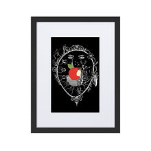 Load image into Gallery viewer, Snow White On Black Framed Poster by Francesca Calabrò