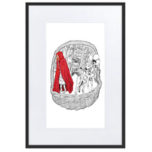 Load image into Gallery viewer, Little Red Riding Hood Framed Poster by Francesca Calabrò