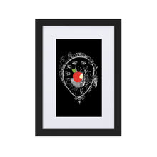 Load image into Gallery viewer, Snow White On Black Framed Poster by Francesca Calabrò