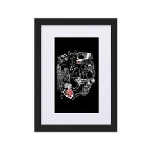 Load image into Gallery viewer, Peter Pan On Black Framed Poster by Francesca Calabrò