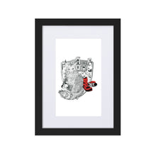 Load image into Gallery viewer, Puss In Boots Framed Poster by Francesca Calabrò