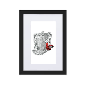 Puss In Boots Framed Poster by Francesca Calabrò