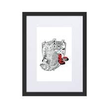 Load image into Gallery viewer, Puss In Boots Framed Poster by Francesca Calabrò