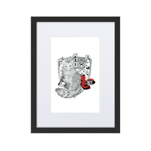 Puss In Boots Framed Poster by Francesca Calabrò