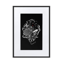 Load image into Gallery viewer, Alice In Wonderland On Black Framed Poster by Francesca Calabrò