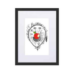 Snow White Framed Poster by Francesca Calabrò