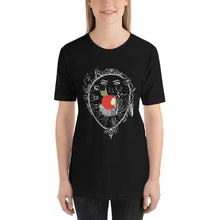 Load image into Gallery viewer, Snow White Black Short-Sleeve Unisex T-Shirt by Francesca Calabrò