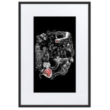 Load image into Gallery viewer, Peter Pan On Black Framed Poster by Francesca Calabrò