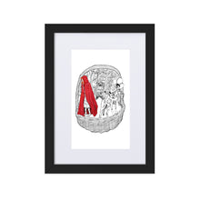 Load image into Gallery viewer, Little Red Riding Hood Framed Poster by Francesca Calabrò