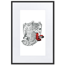 Load image into Gallery viewer, Puss In Boots Framed Poster by Francesca Calabrò